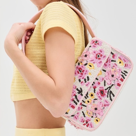 STAUD Handbags - STAUD BEADED TOMMY BAG